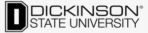 Logo Horizontal Black Only - Dickinson State University
