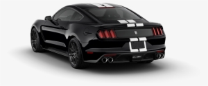 Ford Mustang Shelby Gt350 Back Png Clipart - 2017 Shelby Gt350r Black