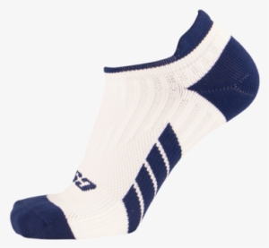X100, Low Cut, Pro Ankle Socks, Navy Blue On White, - Ankle Socks Hd