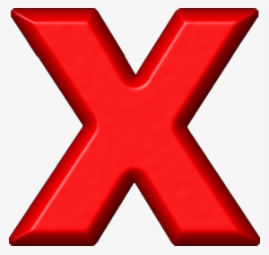 X-400 - Red X Letter