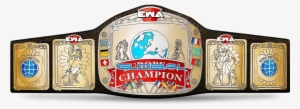 Belt Transparent Progress World Championship - Midcard Wrestling Championship Belts