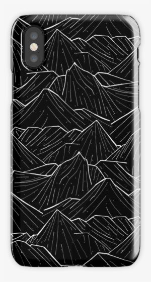 The Dark Mountains Iphone X Snap Case - Mountains Iphone Case