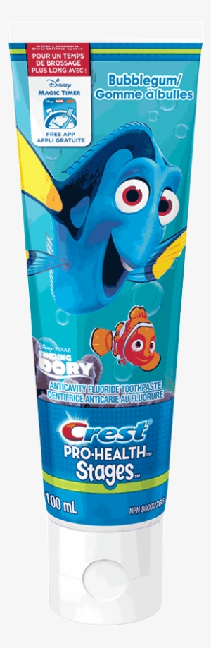 Crest Pro-health Stages Finding Dory Toothpaste - Crest Pro-health Stages Finding Dory Toothpaste, Bubblegum