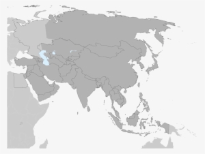 Location Map Asia - Map Of Asia Svg