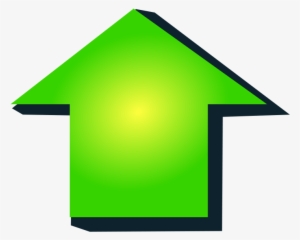 Free Vector Home Icon - Arrow Up Transparent Background