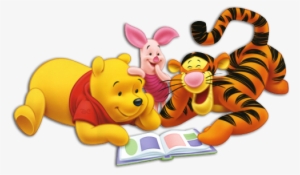 Winnie The Pooh And His Friends As Disney Store Plush - Winnie The Pooh Holding A Book