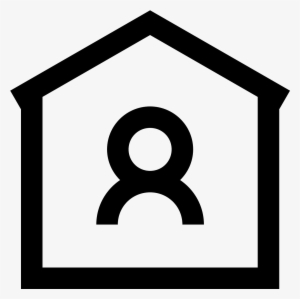 Person At Home Icon Free Png And Vector - Alarm System Icon Png