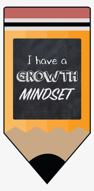 Growth Mindset Motivational Posters Pencil Chalkboard - Motivational Poster
