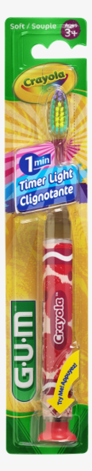 Gum® Crayola™ Timer Light Toothbrush, Ages 5 - Toothbrush