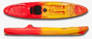perception tribe - perception access 11.5 kayak, red/yellow