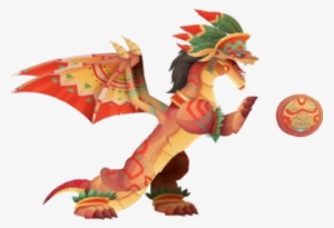 Aztec Warrior Dragon 3e - Dragon City Warrior Dragon