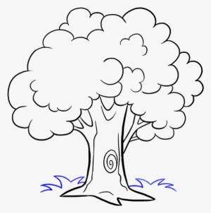 How To Draw Trees Drawing Cartoon Sketch - Trees Cartoon Black And White