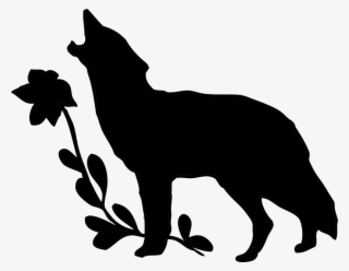Silhouette Of A Wolf Png