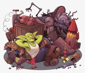 A Goblin And His Trash Art Done By The Always Impressive - Goblin