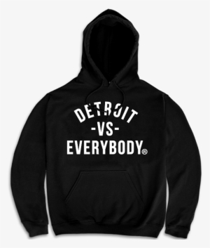 Dve Classic Black-white Hoodie - Eminem Detroit Vs Everybody