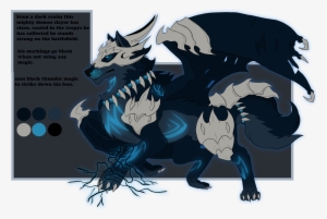 Kaine The Black Lightning Wolf - Lightning Wolf