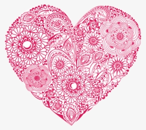 Fancy Valentine Hearts Clipart - Fancy Heart By Valentines Day
