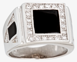 Silver Rings For Men With Stone - Ring