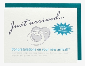 Congratulations On Your New Arrival * - Envelope
