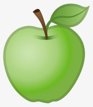 Green Apple Icon - Emoji Manzana Verde