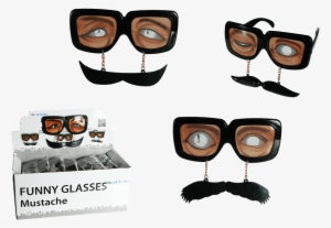 Novelty Glasses - Gafas De Broma Con Bigote