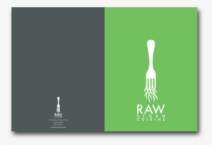 Concept Logo And Identity Design For A Vegan Restaurant - Raw Veganism