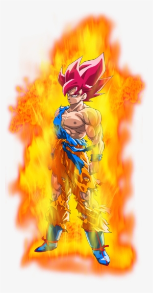 Super Saiyan God Aura Png - Goku Super Saiyan God Aura