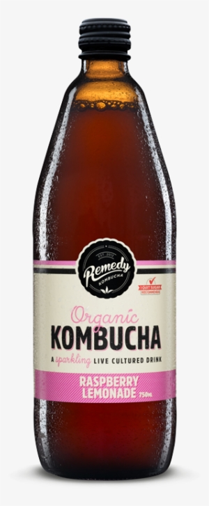 Raspberry Lemonade 750 Spritzed Web - Remedy Kombucha Raspberry Lemonade