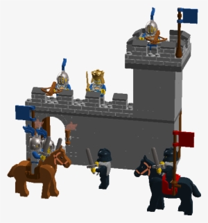 Connectable Castle Wall - Lego