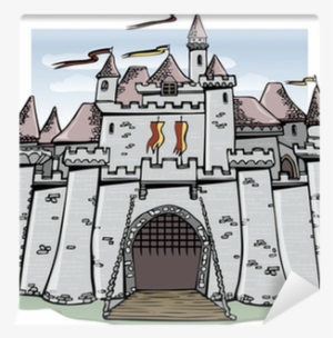 Castle Wall Png Download - Cartoon Castle