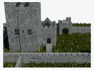 Close Up Showing More Realistic Grass And Stone Material - Material
