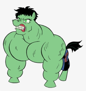 Avengers, Bruce Banner, Crossover, Marvel, Ponified, - Rage Mountain Gorilla
