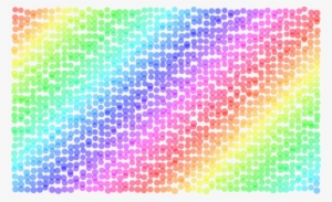 Rainbow Circles Clipart Light Circle Pattern - Rainbow Pattern