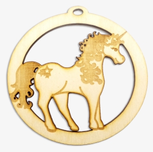 Personalized Cute Unicorn Ornament - Pendant