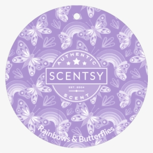 Rainbows & Butterflies Scentsy Scent Circle - Rainbow And Butterflies Scentsy