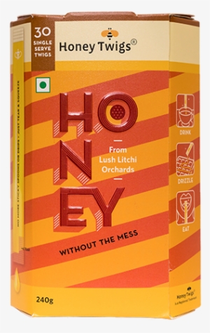 Honey Twigs Natural Litchi Honey 240g - Lychee