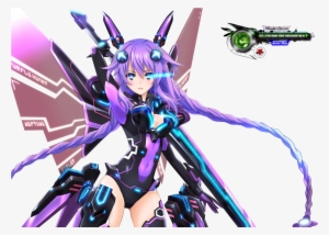 Neptunia Purple Heart Aw Battle Goddess Render V1 - Hyperdimension Neptunia Purple Heart Wing