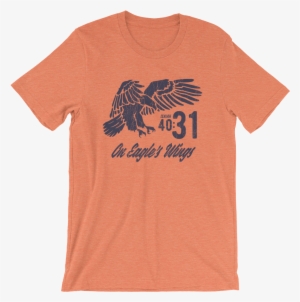 On Eagle's Wings Heather Orange / - #1 Dog Fan T-shirt