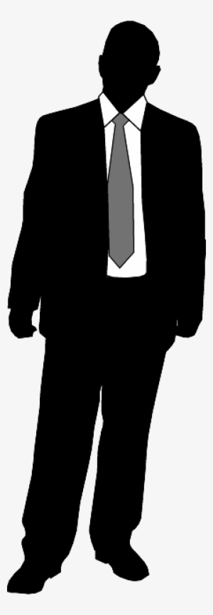 Picture Library Library Business Person Panda Free - Man In Suit Silhouette Png