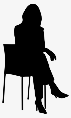 Free Photo Silhouette Woman Alone Chair Think Business - Woman In Chair Silhouette