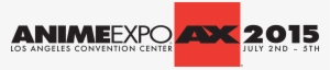 Axlogo 2015 Date Black - Anime Expo 2016 Logo