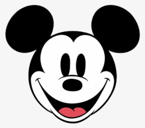 Mickey Mouse Face Png - Mickey Mouse Face Black And White