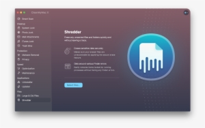 Shredder Is A Simple Way To Delete Any Files You No - Cleanmymac X