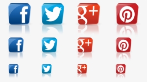 3d Social Media Icon Png - Social Media Logos 3d