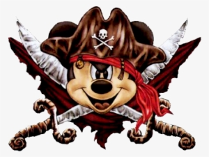 Mouse Clipart Face - Mickey Mouse Pirate