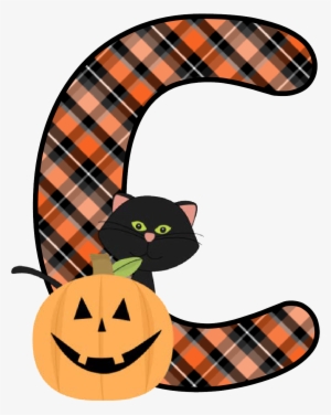 Ch B *✿* Alfabeto Calabaza De Kid Sparkz Halloween - Free Printable Halloween Alphabet Letters Cat Pumpkin