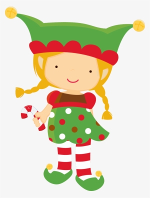 Graphic Royalty Free Stock Elf Clipart Free - Girl Elf Clipart