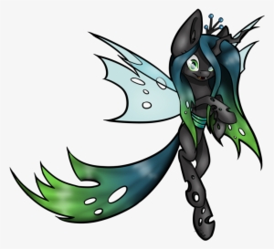 Flyingfireball, Flying, Queen Chrysalis, Safe, Simple - Cartoon
