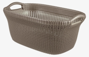 Click To Enlargeclick To Enlarge - Curver Laundry Basket Knit 40l Purple Laundry Basket
