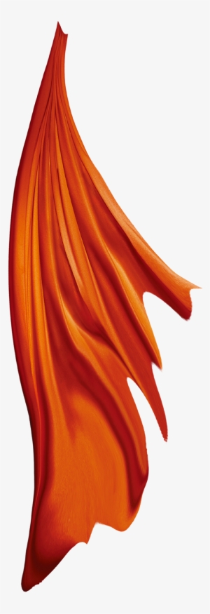 An Orange Red Cloth Transparent - Textile